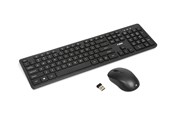 Tastaturen - iBOX Workstation Pro Kit - Tastatur & Maus Set - Nordisch - Schwarz - IKM5010W