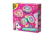 Kreativ-Spiele - SES Creative Diamond Painting Wooden Jewellery Boxes - Unicorn - 14138