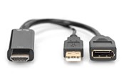Display Kabel - DIGITUS 4K HDMI to DisplayPort Adapter - AK-330101-002-S