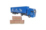 Spielzeugauto - Kids Globe Man Truck with Trailer 30cm - 540568