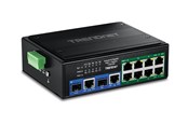 Switches - TRENDnet TI-BG108 - Version v1.0R - switch - industrial - 10 ports - unmanaged - TAA Compliant - TI-BG108