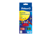 Hobby-Zubehör - Pelikan Buntstifte Set, dreieckig, 12 Farben - 100401582