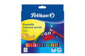 Hobby-Zubehör - Pelikan Buntstifte Set, dreieckig, 24 Farben - 100401583