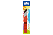 Hobby-Zubehör - Pelikan Schulmalpinsel Pinsel S23 4/6/8 auf Blister, Feinhaarmischung, - 100401591