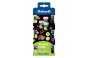 Hobby-Zubehör - Pelikan Schulmalfarben-Set Neon, Töpfchen, sortiert, Packung mit 6 Töpfchen - 400141588