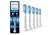 Elektrische Zahnbürsten - Philips Bürstenköpfe Sonicare Premium Plaque Defence - White - 4+1 pcs - HX9045/87