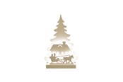 Einrichtung - NORDIC WINTER Christmas silhouette 3D LED - Sleigh - 780-552