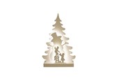 Einrichtung - NORDIC WINTER Christmas silhouette 3D LED - Snowman - 780-553