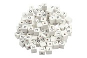 Kunst & Handwerk Ausstattung - Creativ Company - Letter Beads White A-Z 92pcs. - 68981