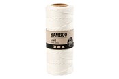 Kunst & Handwerk Ausstattung - Creativ Company - Bamboo cord White 65m - 503481