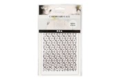 Kunst & Handwerk Ausstattung - Creativ Company - Patterned Cardboard Flower White 10 pcs. - 216922
