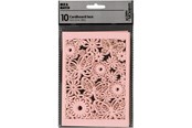 Kunst & Handwerk Ausstattung - Creativ Company - Patterned cardboard Light red 10 pcs. - 216919