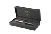Utensilien zum Schreiben und Zeichnen - Parker Sonnet Intrerpid Journeys Collection Rollerball Pen Ancient China Edition Grey Lacquer with Solid Silver Cap & Gold Trims Fine Point Gift Box - 2207188