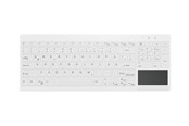 Tastaturen - Cherry Medical AK-C7412F - keyboard - compact compact - with touchpad - QWERTY - Pan Nordic - white Input Device - Tastaturen - Nordisch - Weiss - AK-C7412F-GFUS-W/NOR