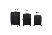 Freizeit & Reisen - American Tourister Suitcase Niteline Set 3 pcs Black - 150696-1548