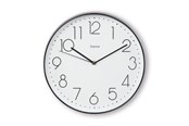 Einrichtung - Hama Corsica Wall Clock 30 cm Black/White - 00185873