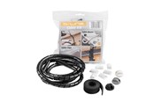 Kabelkanal / Kabelschlauch - D-LINE Accessory Pack for Cable Black - EU/CKITB