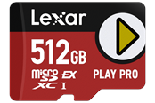 Speicherkarten - Lexar microSD Express PLAY Pro - 90MB/s - 512GB - LMSXPS0512G-BNNNG