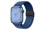 Smartwatch - Accessories - Lippa Apple Watch Nylon Strap incl. Magnetic Lock 42/44/45/46/49 mm - Blue - LPAW145