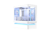Gehäuse - ASUS AP202 ARGB White - Gehäuse - Miditower - Weiß - 90DC00P3-B19000