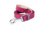 Hunde - Waudog Natural Leather Dog Leash Pink 25mm Wide 122cm Long - 08157