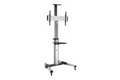Wandhalterungen, AV-Halterungen & AV-Möbel - Roline stand - for LCD display - silver - Max 50 kg - recommended for 70" - 17.03.1260