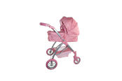 Dolls & Accessories - Happy Friend Pram pink - 504375