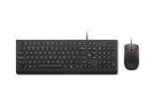 Tastaturen - Lenovo Essential Wired Combo - Tastatur & Maus Set - Nordic ISO - Schwarz - 4X31R64446