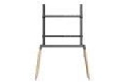 Wandhalterungen, AV-Halterungen & AV-Möbel - Gembird TV floor stand 55" - 86"" black/wood - Max 40 kg - recommended for 86" - TVS-86F-01-BK