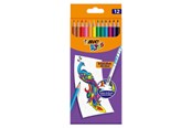 Utensilien zum Schreiben und Zeichnen - BIC Kids Evolution Erasable Colored Pencils 12 pcs. - 987868