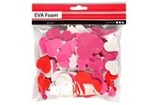 Kunst & Handwerk Ausstattung - Creativ Company - Foam shapes Hearts Self-adhesive 200 pcs. - 790150