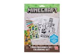 Schul-Zubehör - Euromic MINECRAFT Coloring set w/6 col. pencils sticker - 166506853