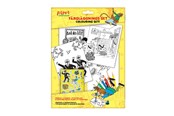 Utensilien zum Schreiben und Zeichnen - Euromic PIPPI Coloring set w/6 col. pencils stickers - 163706853