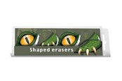 Schul-Zubehör - Euromic DINO T-REX 4 shaped erasers in acetate box - 092407106