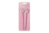 Schul-Zubehör - Euromic UNICORN GEMS 2-pack pencils w/eraser toppers - 092307002