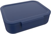 Schul-Zubehör - Euromic LUNCH BUDDIES Navy Blue lunch box w/clip÷r - 088908724-21455826
