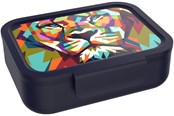 Schul-Zubehör - Euromic LUNCH BUDDIES Lion lunch box w/clip & divider - 088908724-21000241
