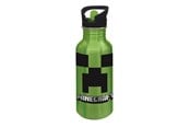 Schul-Zubehör - Euromic MINECRAFT Aluminium-Trinkflasche mit Trinkhalm 545 ml - 088808728-40695