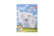 Utensilien zum Schreiben und Zeichnen - Euromic BLUEY coloring set w/6 crayons paper envelope - 048206877