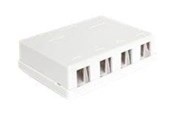 Netzwerkzubehör - DeLOCK Keystone Surface Mounted Box - 4 Port - 86208