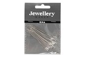 Kunst & Handwerk Ausstattung - Creativ Company - Head Pins Silver Plated 50 mm 30 pcs. - 602040