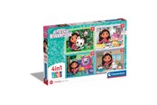 Puzzle - Clementoni Gabby’s Dollhouse 4-in-1 Super Colour Puzzles (12/16/20/24) - 21524