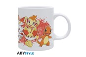 Merchandise - ABYstyle - POKEMON Mug Fire Starters White - Becher - MG3946