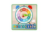 Baby Spielzeug - Barbo Toys Wacky Wonders - Wooden Clock Board (INT) - 6304