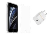 Handys - Cover & Cases - OtterBox KIT Apple iPhone SE (3rd/2nd gen)/8/7 (React Clear/Trusted Glass/EU USB-C Wall Charger 20W - white) - 78-80516