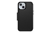 Handys - Cover & Cases - OtterBox Strada MagSafe Apple iPhone 15 Shadow - black - ProPack - 77-93815