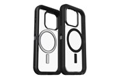 Handys - Cover & Cases - OtterBox Defender XT Clear Apple iPhone 15 Pro Max Dark Side - clear/black - ProPack - 77-93314