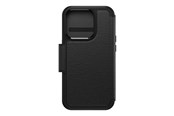 Handys - Cover & Cases - OtterBox Strada MagSafe Apple iPhone 15 Pro Shadow - black - 77-93560
