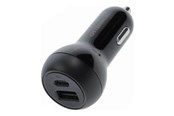 Handys - Adapter und Ladegeräte - OtterBox Standard Car Charger 32W - 1 USB-C 20W + 1 USB-A 12W - black - 77-98235