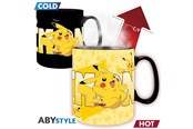 Merchandise - ABYstyle - POKEMON Heat Change Mug Pikachu King size - Becher - ABYMUGA153